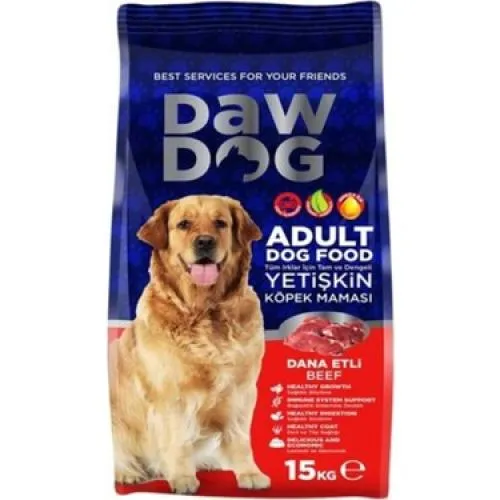 DAWDOG YETİŞKİN DANA ETLİ AÇIK MAMA 1KG