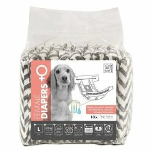 M-PETS DIAPERS PED KÜLOT 10 LU L