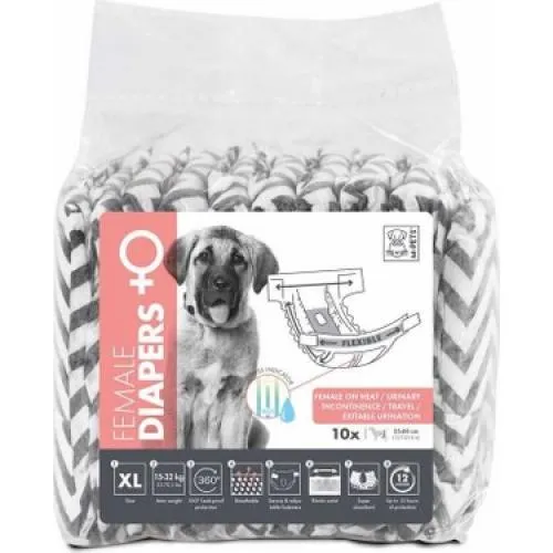 M-PETS DIAPERS PED KÜLOT 10 LU XL