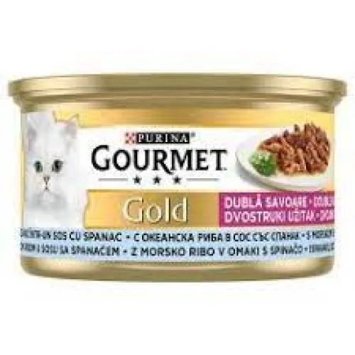 GOURMET GOLD ISPANAKLI SOS İÇİNDE OKYANUS BALIKLI 85 GR