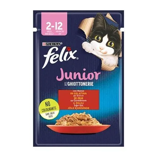 FELİX 85 GR YAVRU KEDİ SIĞIR ETLİ