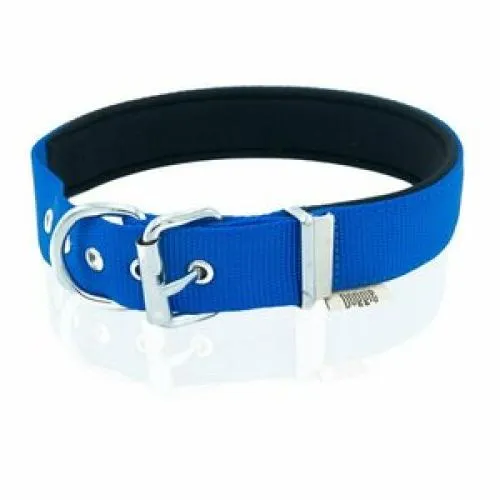 DOGGİE KONFOR DOKUMA BOYUN TASMASI ROYAL MAVİ 3X47-55 CM