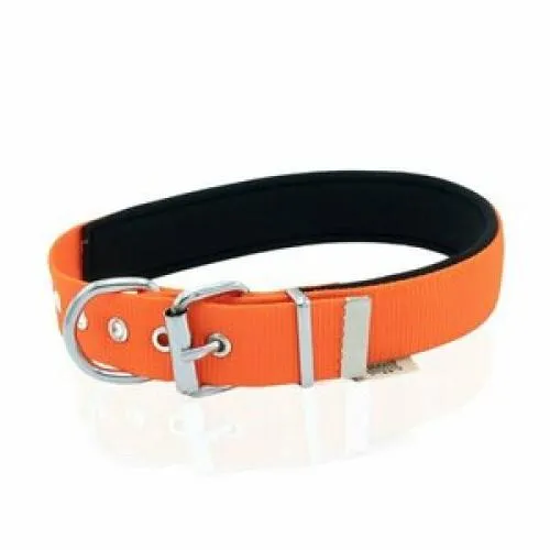 DOGGİE KONFOR DOKUMA BOYUN TASMASI TURUNCU 3X47-55 CM