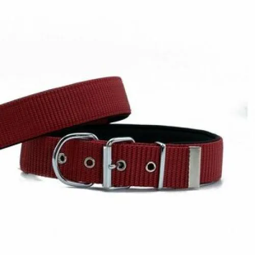 DOGGİE KONFOR DOKUMA BOYUN TASMASI KIRMIZI 5X50-60 CM
