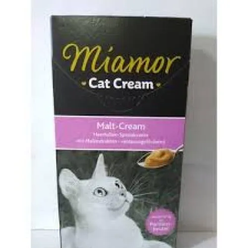 MİAMOR CAT CREAM KREMALI MALT( TÜY TOPU ATIMINA ETKİLİ) 15GR*6