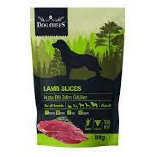 DOG CHEFS KUZU ETLİ DİLİM ÖDÜL MAMASI 80 GR