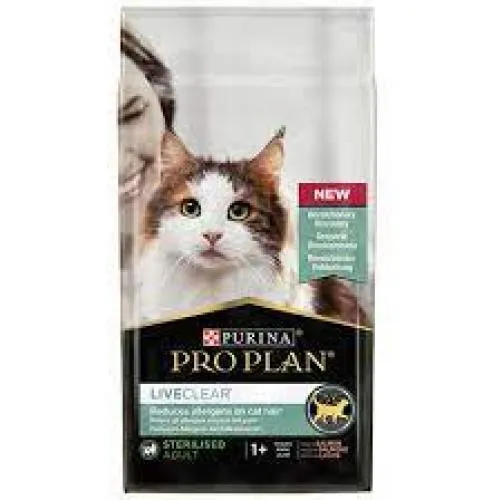 PROPLAN LİVECLEAR(ALERJİ AZALTAN) STERILISED SOMONLU  1,4 KG