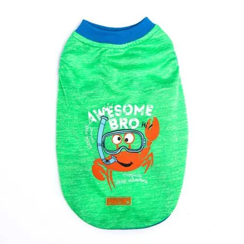 PAWSTAR GREEN CRAB T-SHIRT