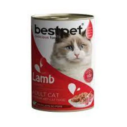 BESTPET KONSERVE KUZU ETLİ 400 GR