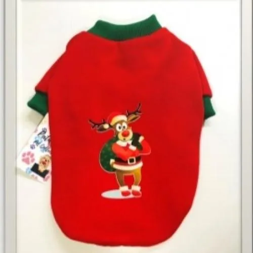 PATİLAND YILBAŞI BASKILI SWEATSHİRT KIRMIZI