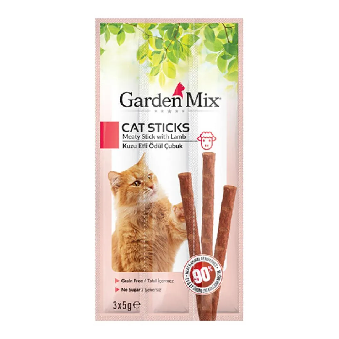 GARDEN MİX KUZU ETLİ ÖDÜL STİCK 3*5 GR