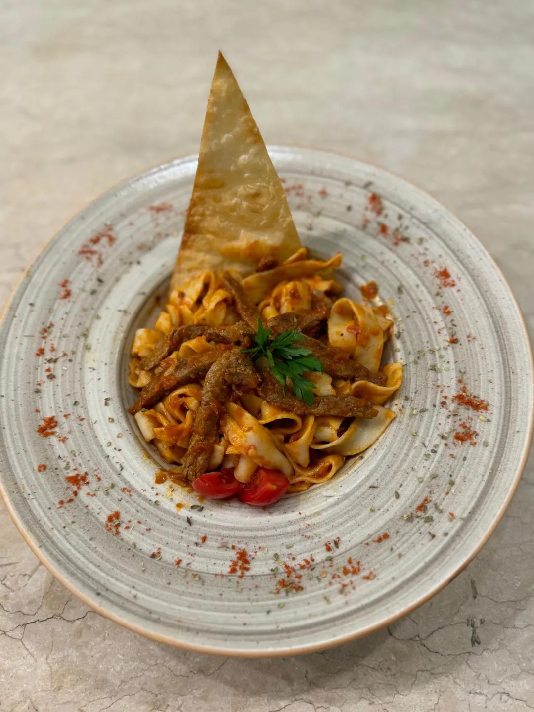 ETLİ NAPOLİTEN FETTUCİNİ