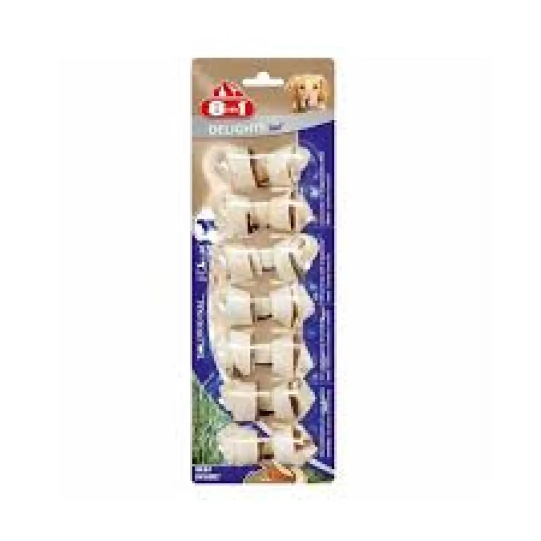 8 in 1 DELİGHT BONES DÜĞÜMLÜ KEMİK  XS DANA ETLİ  7*12 GR