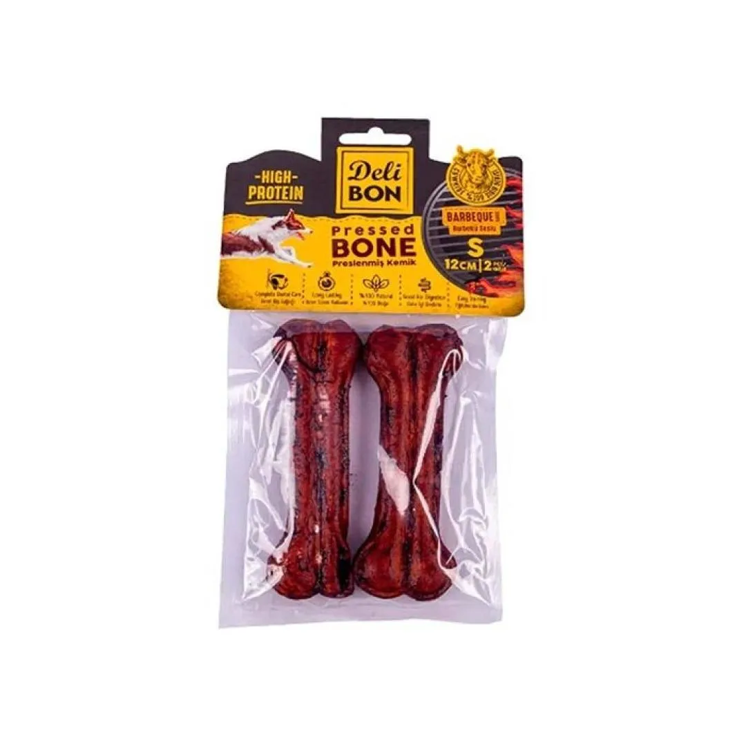 DELİBON DERİ PRES KEMİK BARBEKÜLÜ 12 CM 2 Lİ