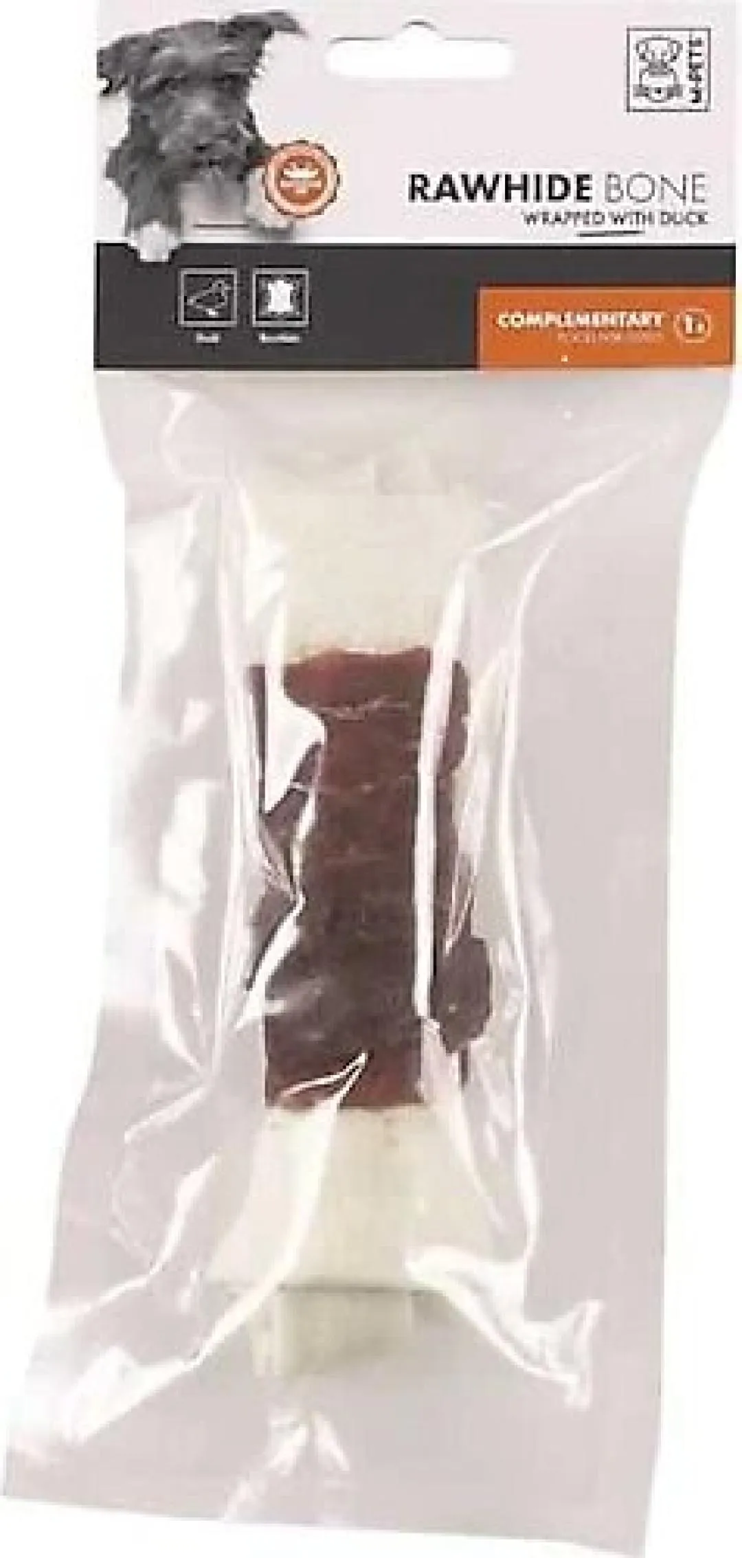 M-PETS ÖRDEK ETİ SARILI DÜĞÜMLÜ KEMİK ÖDÜL  97 GR