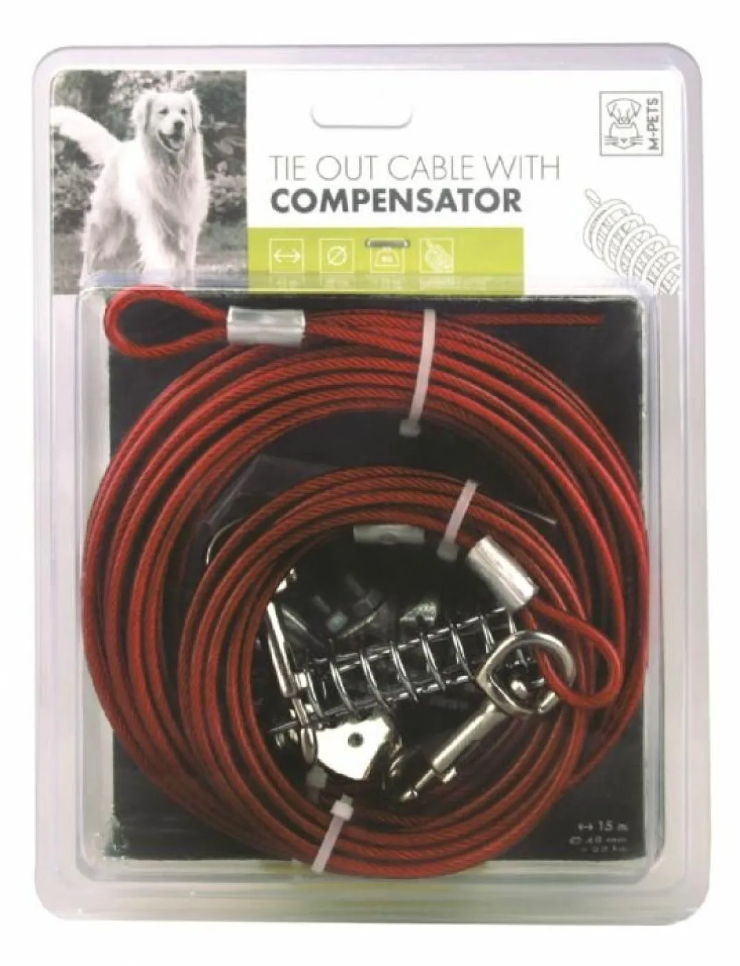 M-PETS COMPENSATOR BAHÇE BAĞLAMA HALATI 15 MT