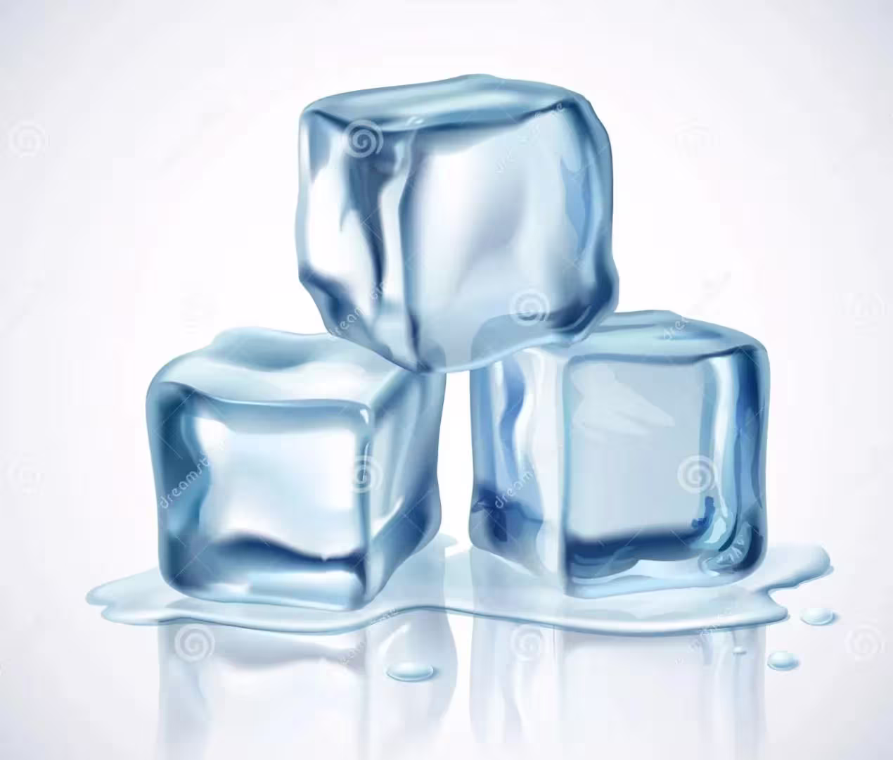 Eiswürfel für Kaffee