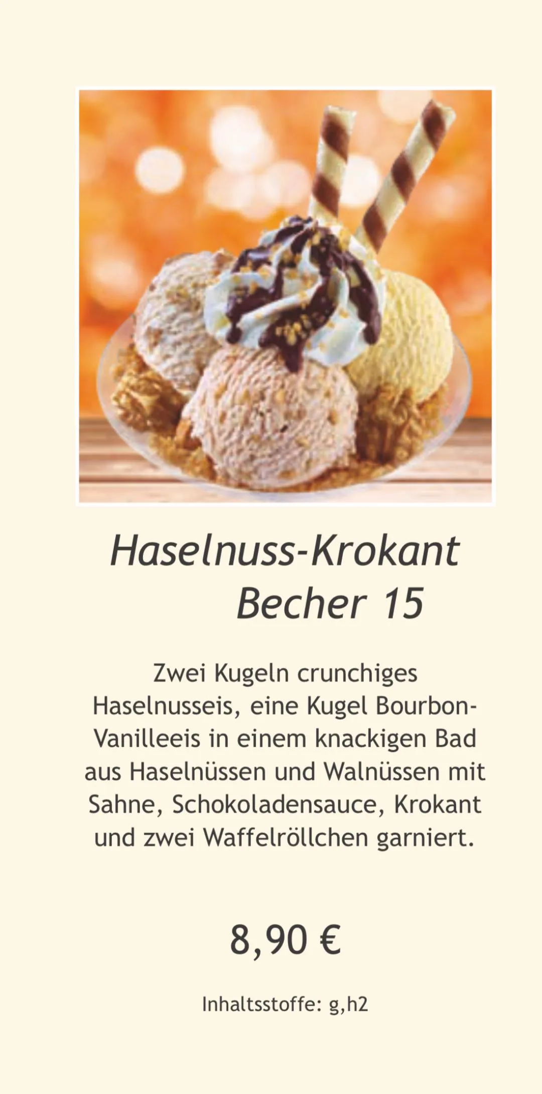 Haselnuss-Krokant Becher
