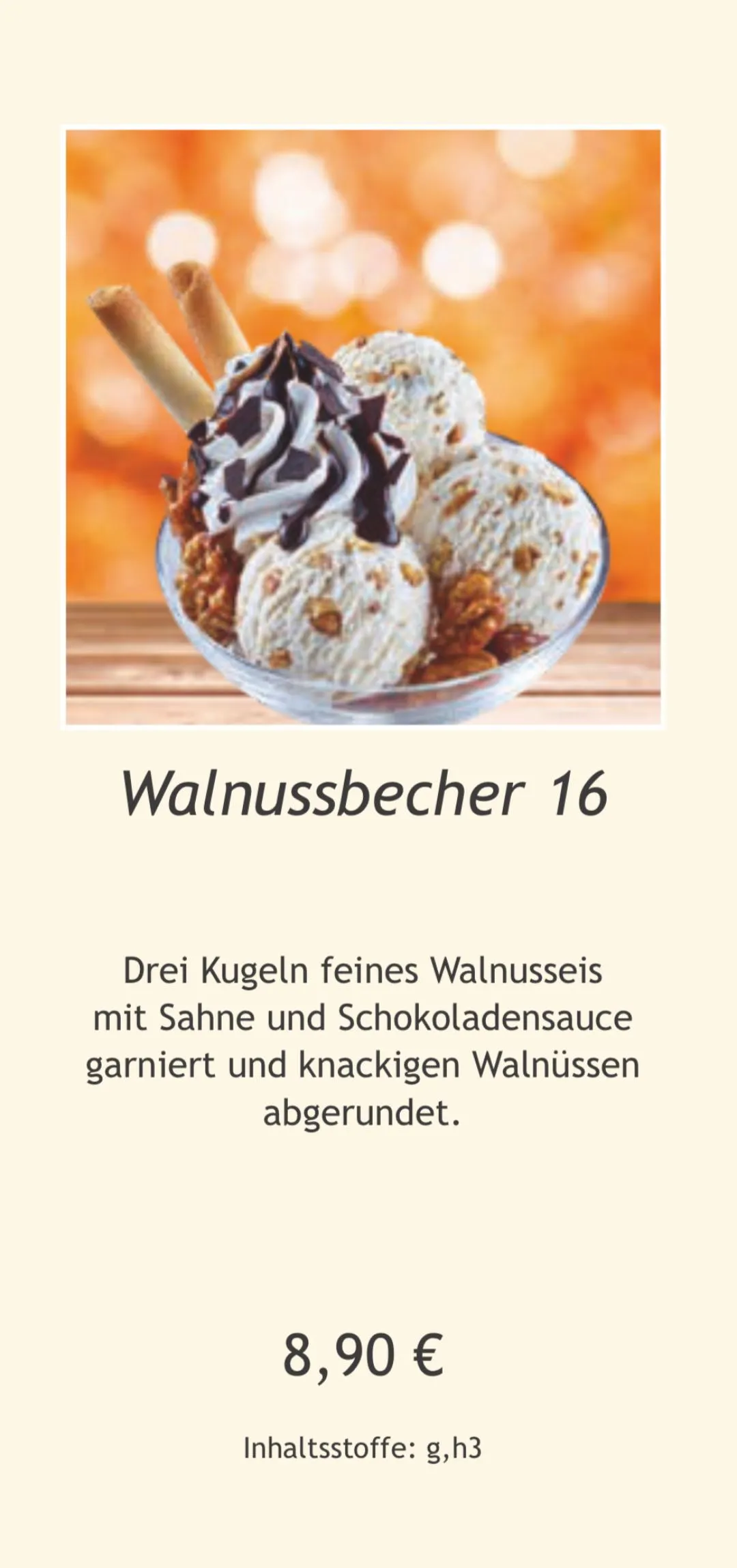 Walnussbecher