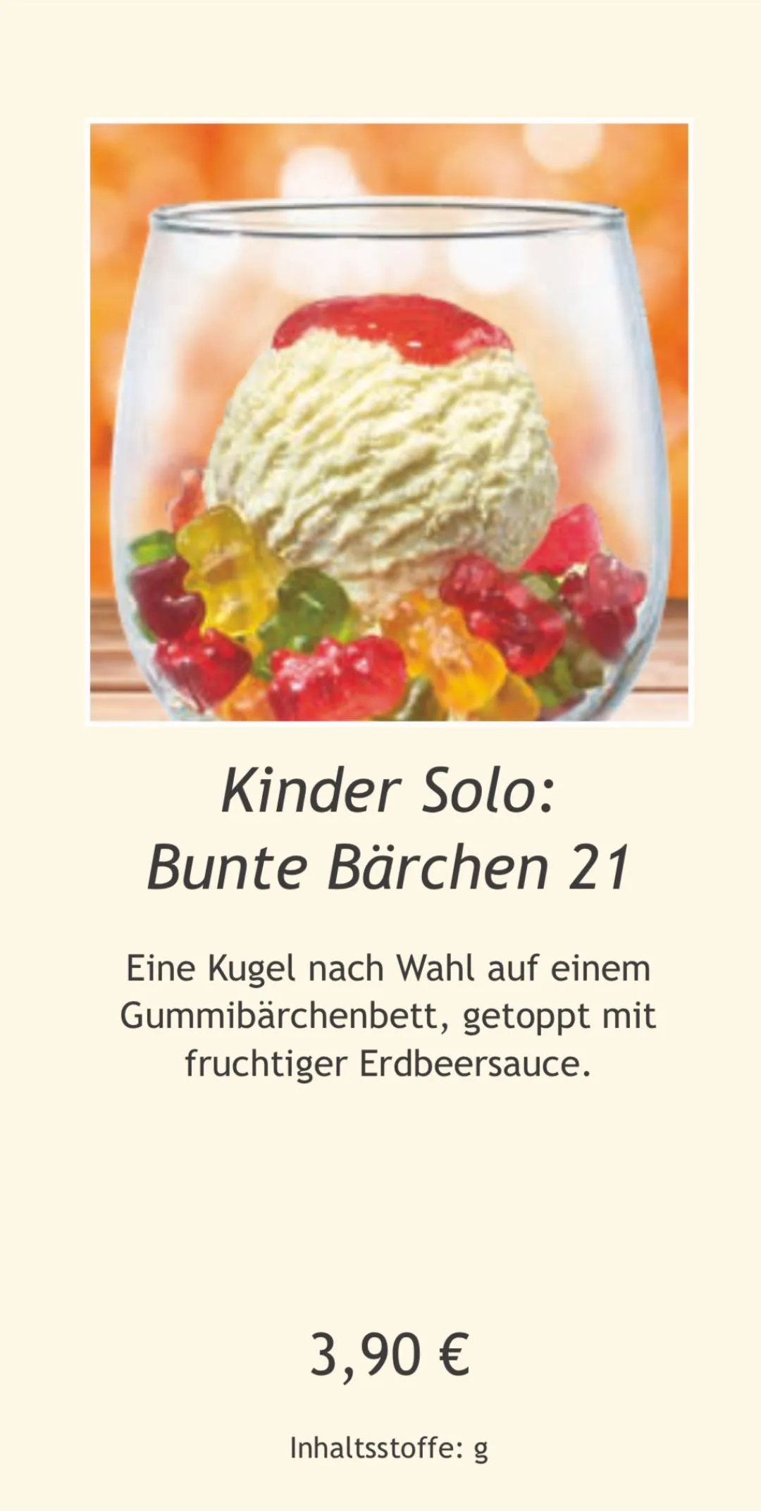 Kinder Solo: Bunte Bärchen
