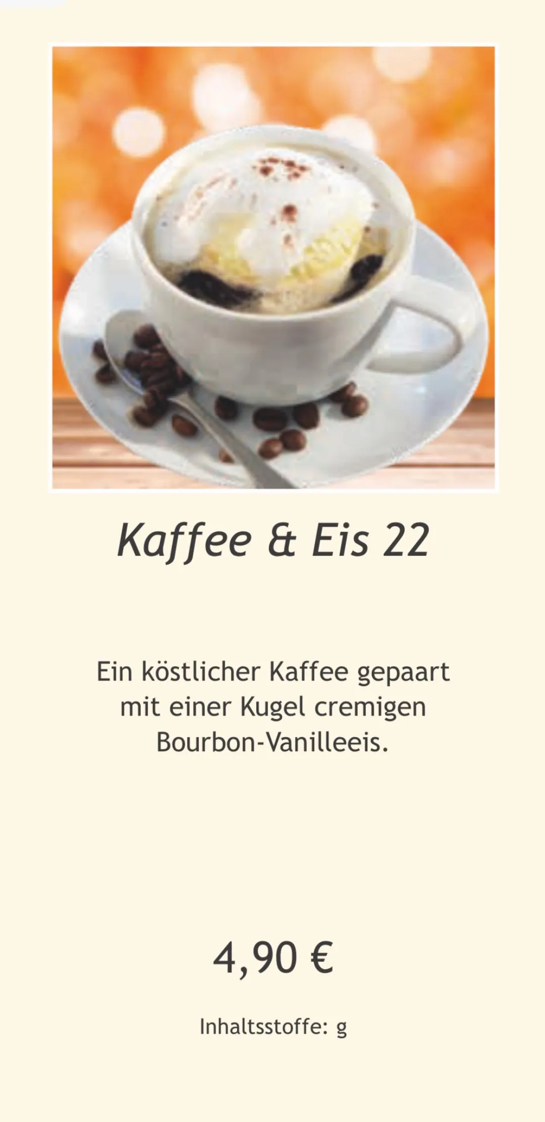 Kaffee & Eis