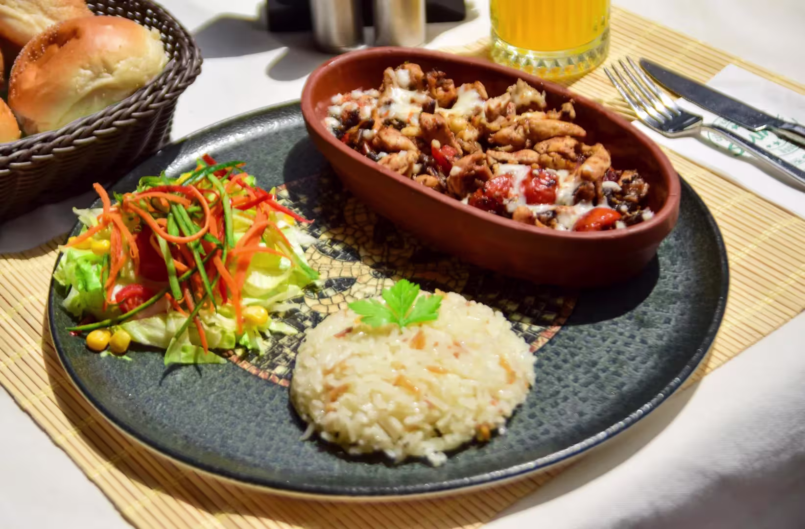 MANTARLI KAŞARLI TAVUK