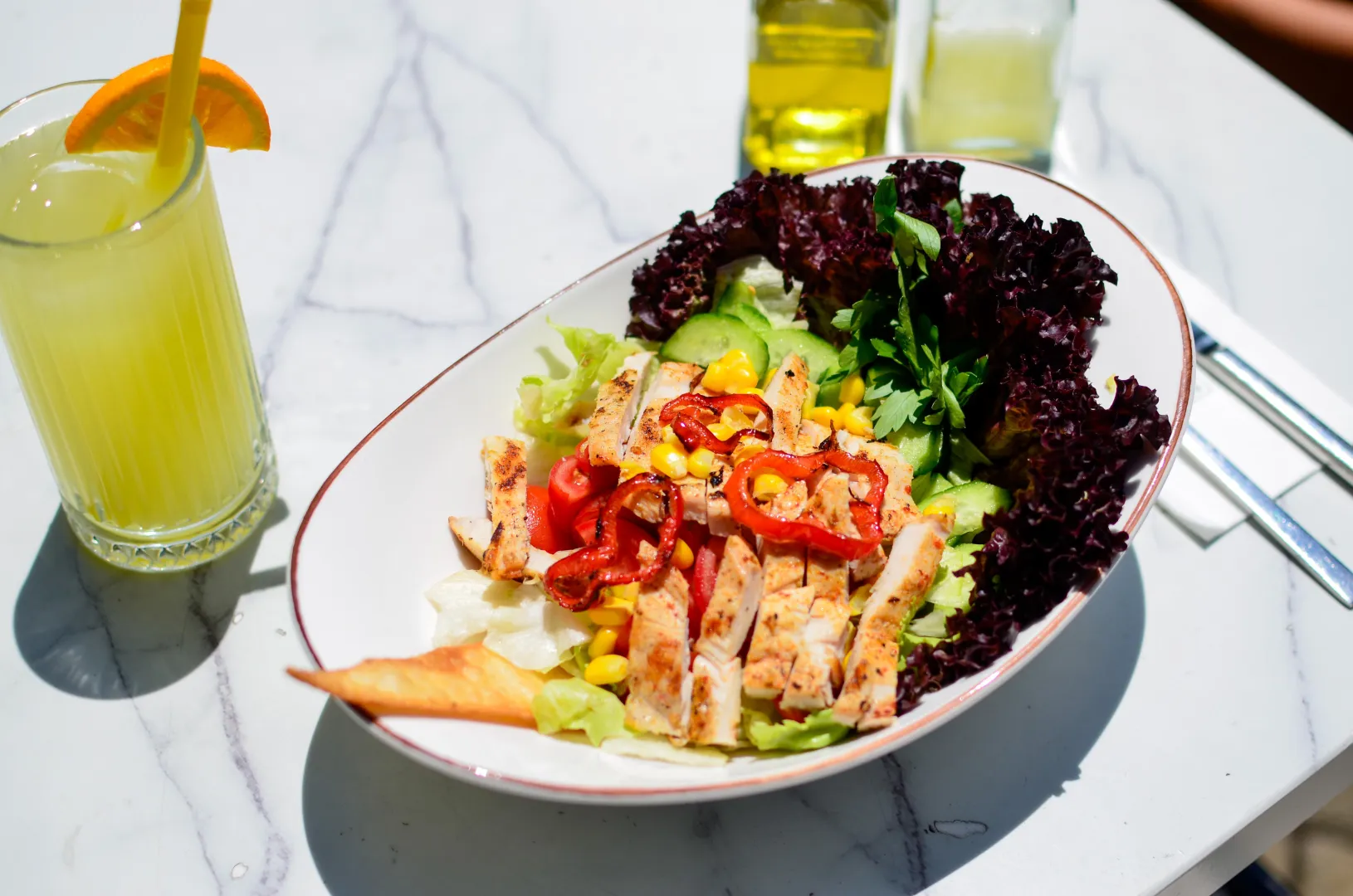 IZGARA TAVUK SALATA