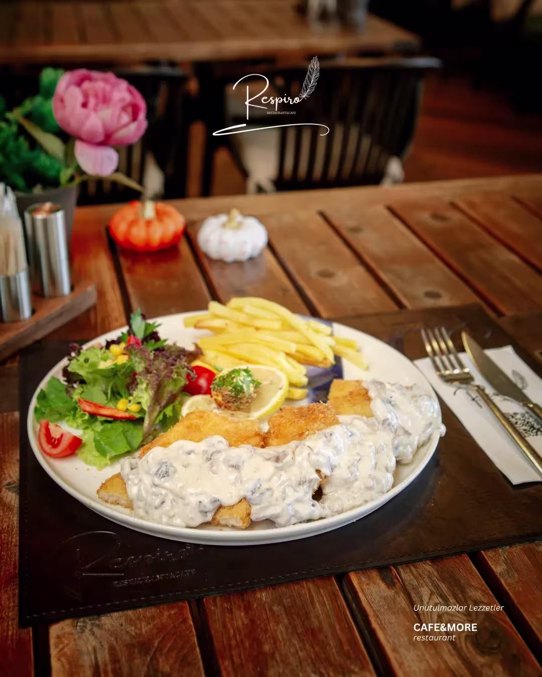 MANTAR SOSLU TAVUK ŞİNİTZEL